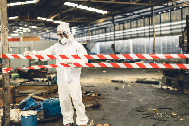 Professional Unattended Death Cleanup technician working in Lynn, MA